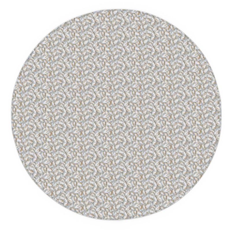 Season of Oysters — Coastal Shell Cotton-Linen Tablecloth