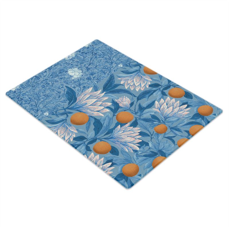 Apricot Bloom – Floral Glass Worktop Saver