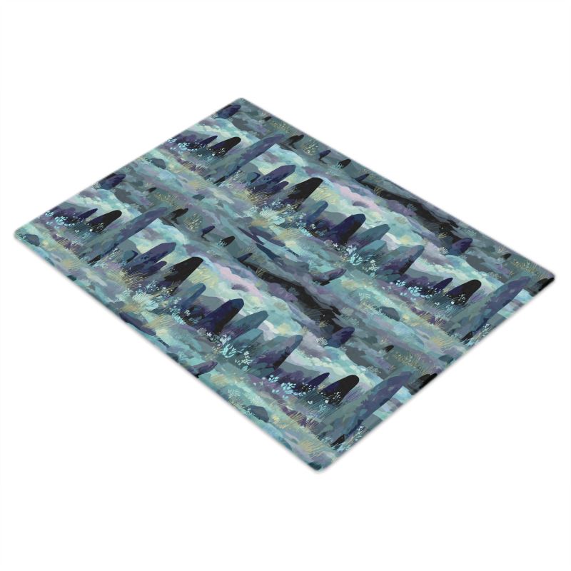 Echoes Among the Stones – Stone Circle Print Glass Worktop Saver
