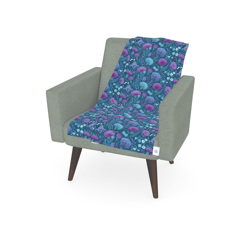 Fleece-Lined Throw — Held Against The Wind