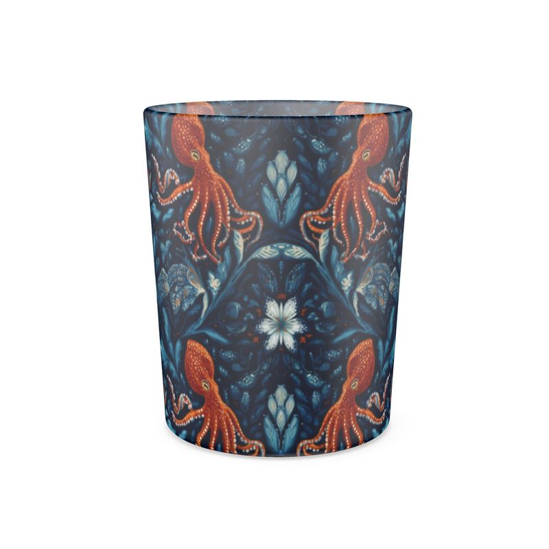 Watcher In The Deep Glass Candle & Tea Light Holder
