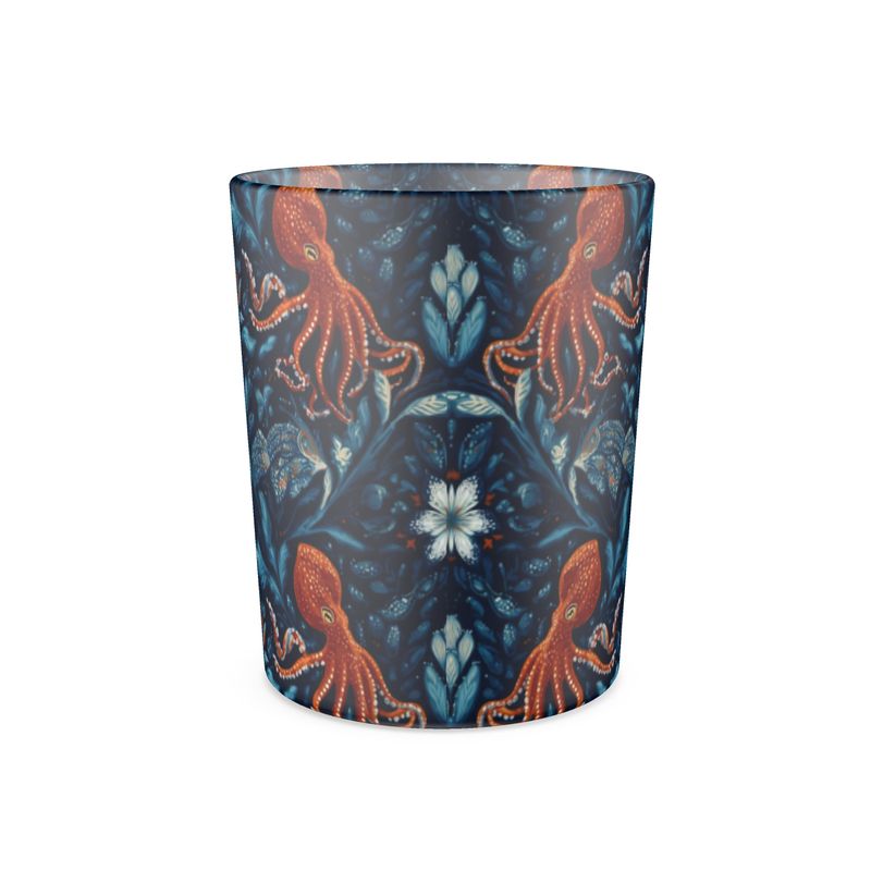 Watcher In The Deep Glass Candle & Tea Light Holder