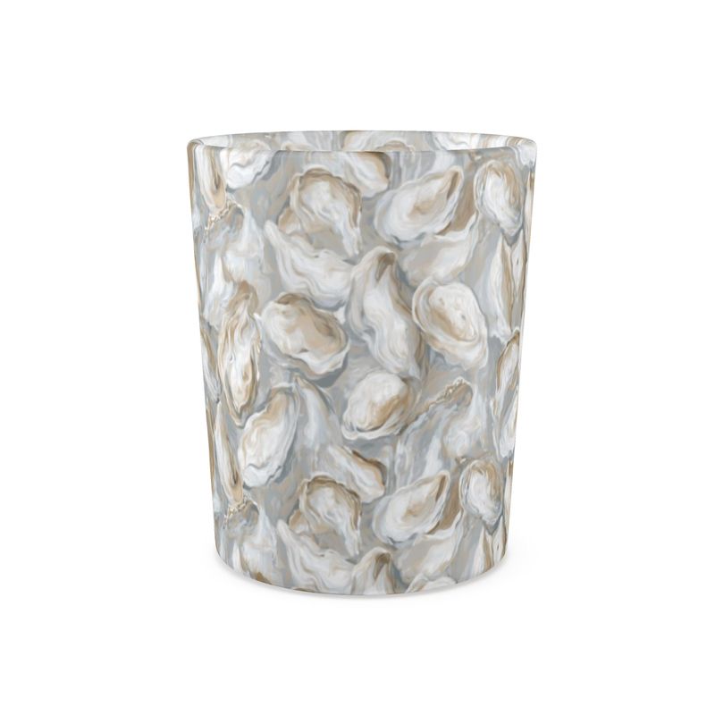 Season of Oysters Glass Candle & Tea Light Holder