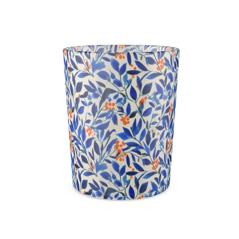 Whispering Leaves Botanical Glass Candle & Tea Light Holder