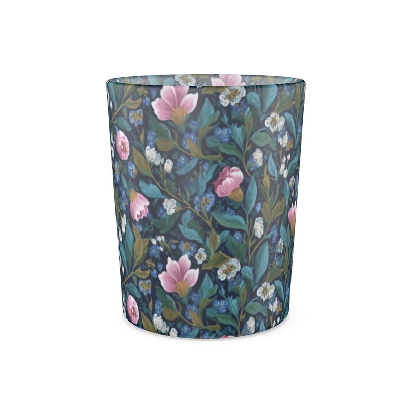 Veiled Garden Botanical Candle & Tea Glass Light Holder