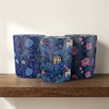 Garden After Dark Set of 3 Glass Candle & Tea Light Holders