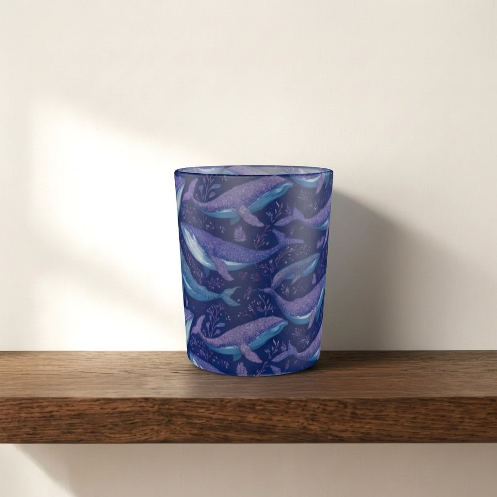 Songs Beneath The Surface Glass Candle & Tea Light Holder