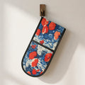 Where Poppies Run to Sea – Polly Joke Print Cotton Double Oven Gloves