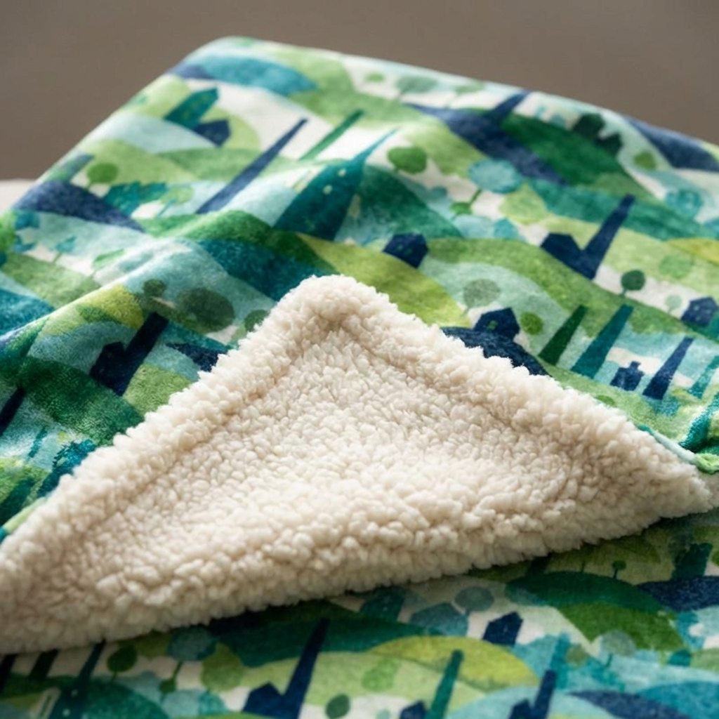 Fleece-Lined Throw — Hills That Remember