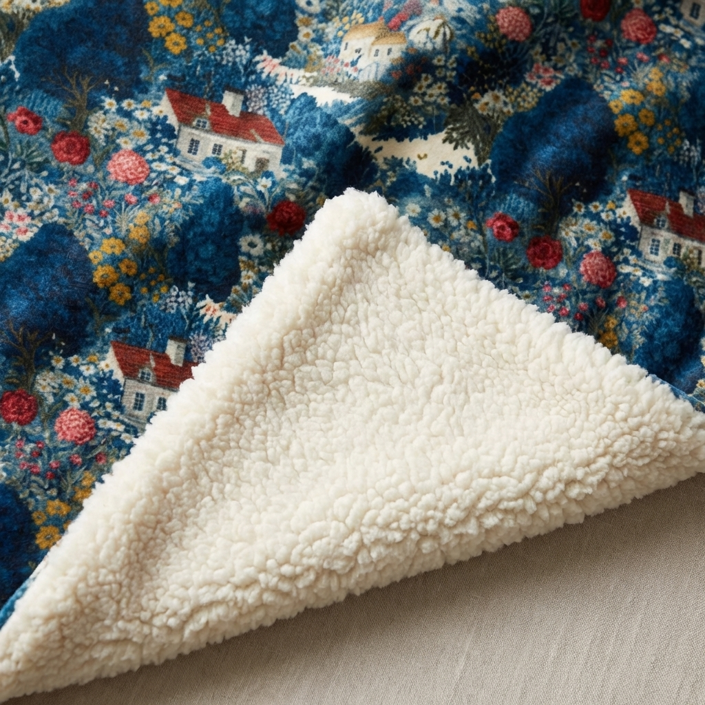 Fleece-Lined Throw — A Corner Of Summer
