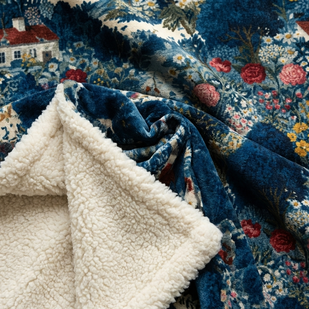 Fleece-Lined Throw — A Corner Of Summer