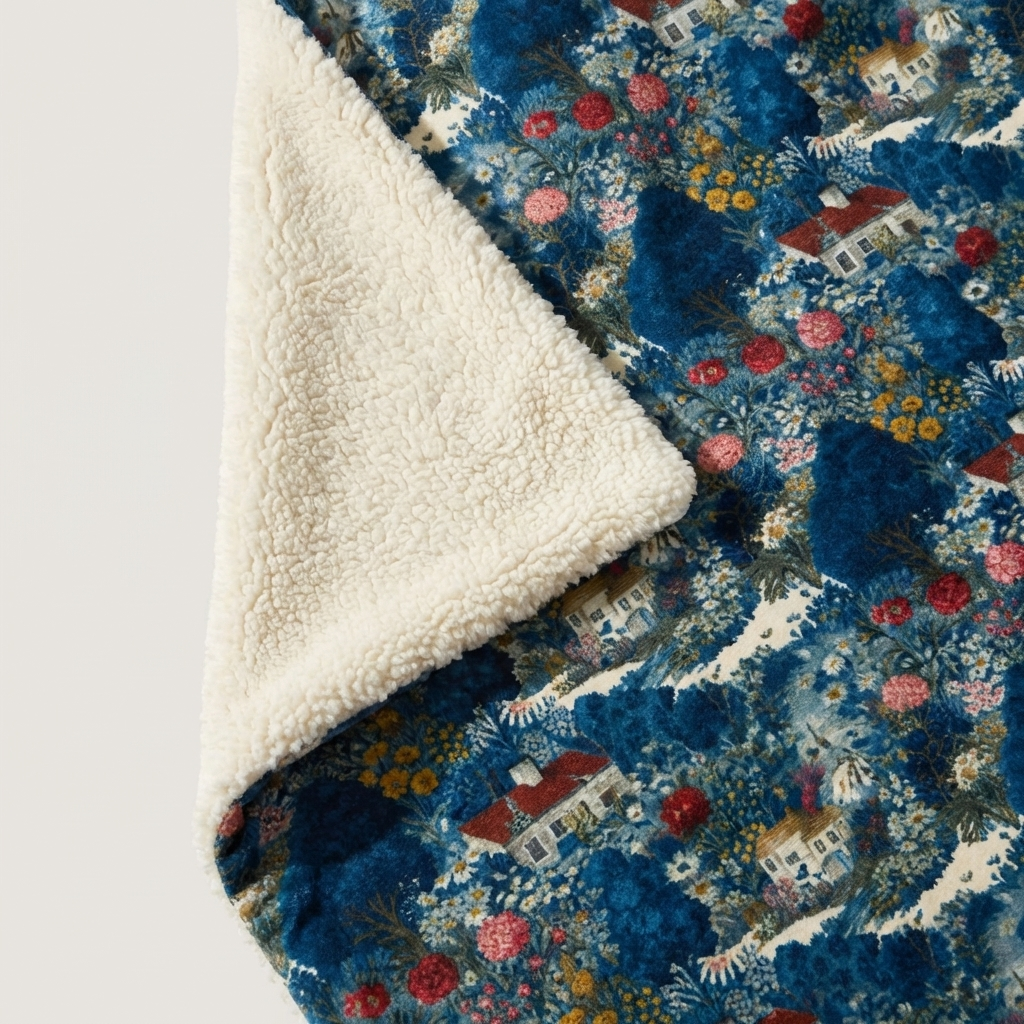 Fleece-Lined Throw — A Corner Of Summer