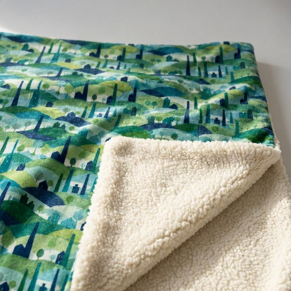 Fleece-Lined Throw — Hills That Remember