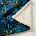 Fleece-Lined Throw — Amongst The Kelp Forest
