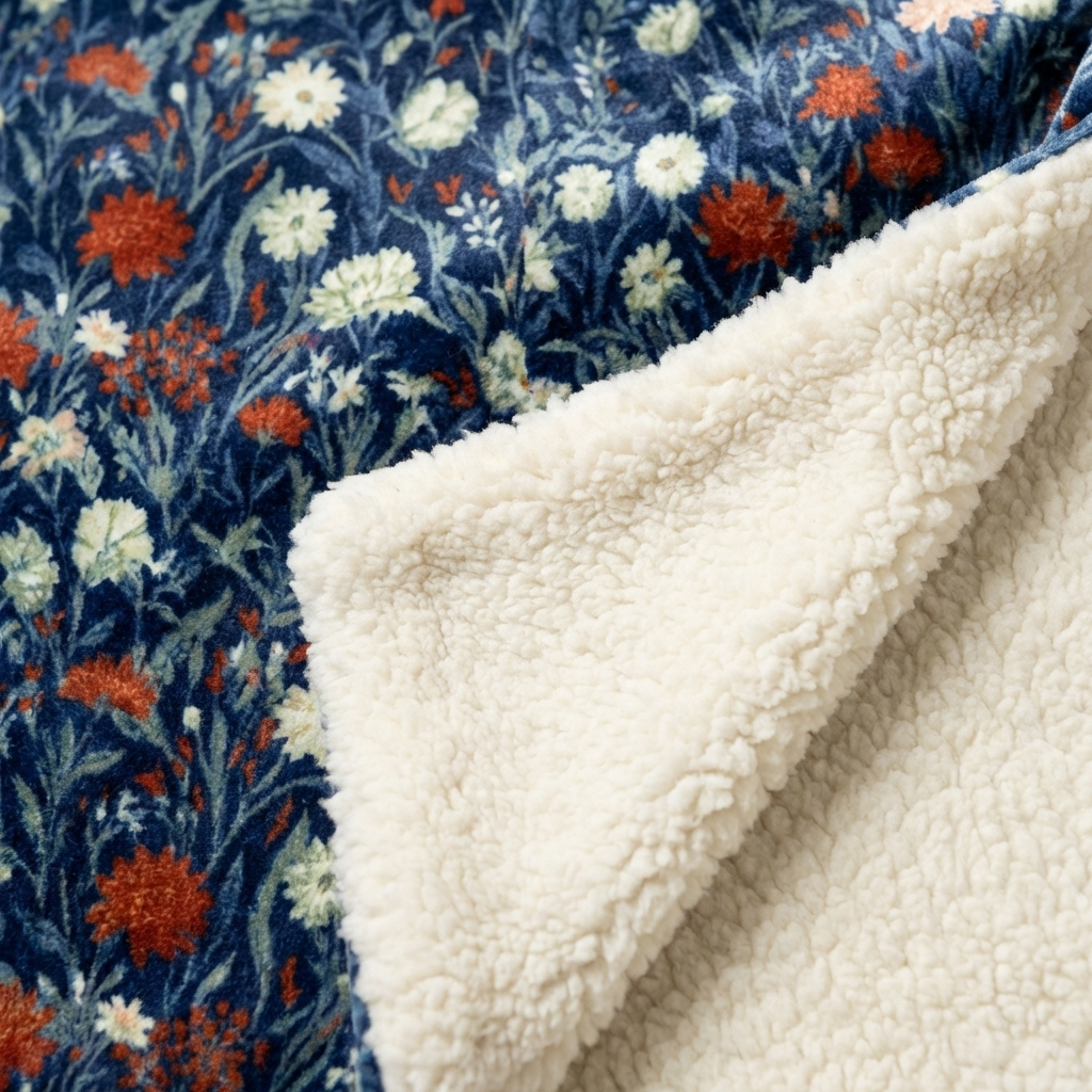 Fleece-Lined Throw — Bloom & Breeze