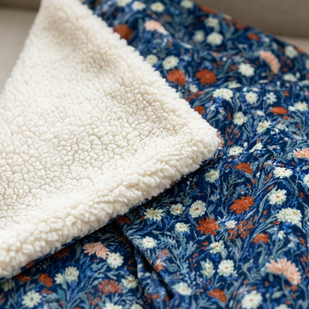Fleece-Lined Throw — Bloom & Breeze