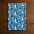 Summer Belongs to the Gulls – Cornwall Print Cotton-Linen Tea Towel
