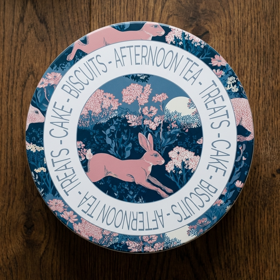 Where the Hare Runs – Moonlit Hare Cake Tin