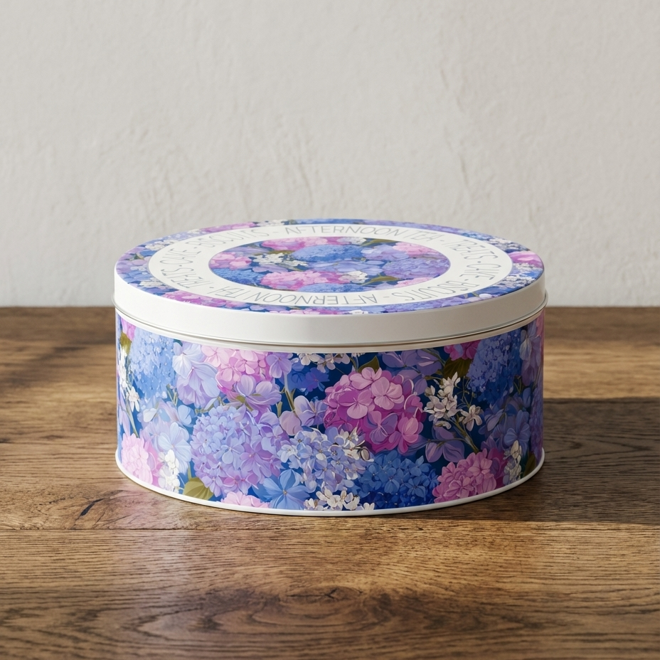 Held In Bloom – Hydrangea Floral Cake Tin