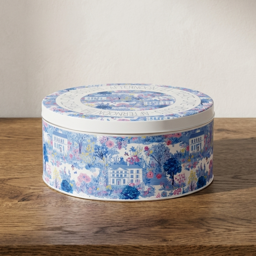 The Garden in Bloom – Garden Floral Cake Tin