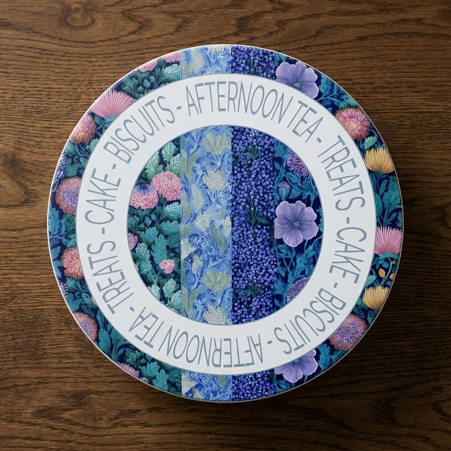 In Full Bloom – Jewel Floral Cake Tin