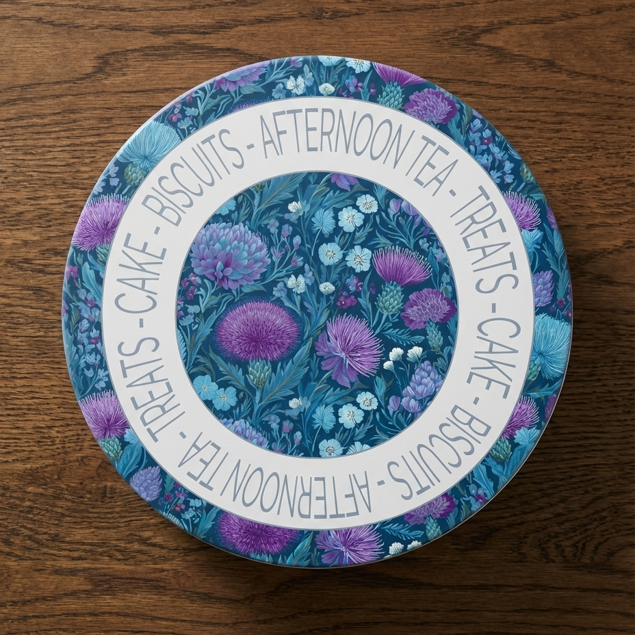Held Against the Wind – Wild Thistle Cake Tin