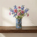 Botanical Glass Vase — Hedgerow Whispers