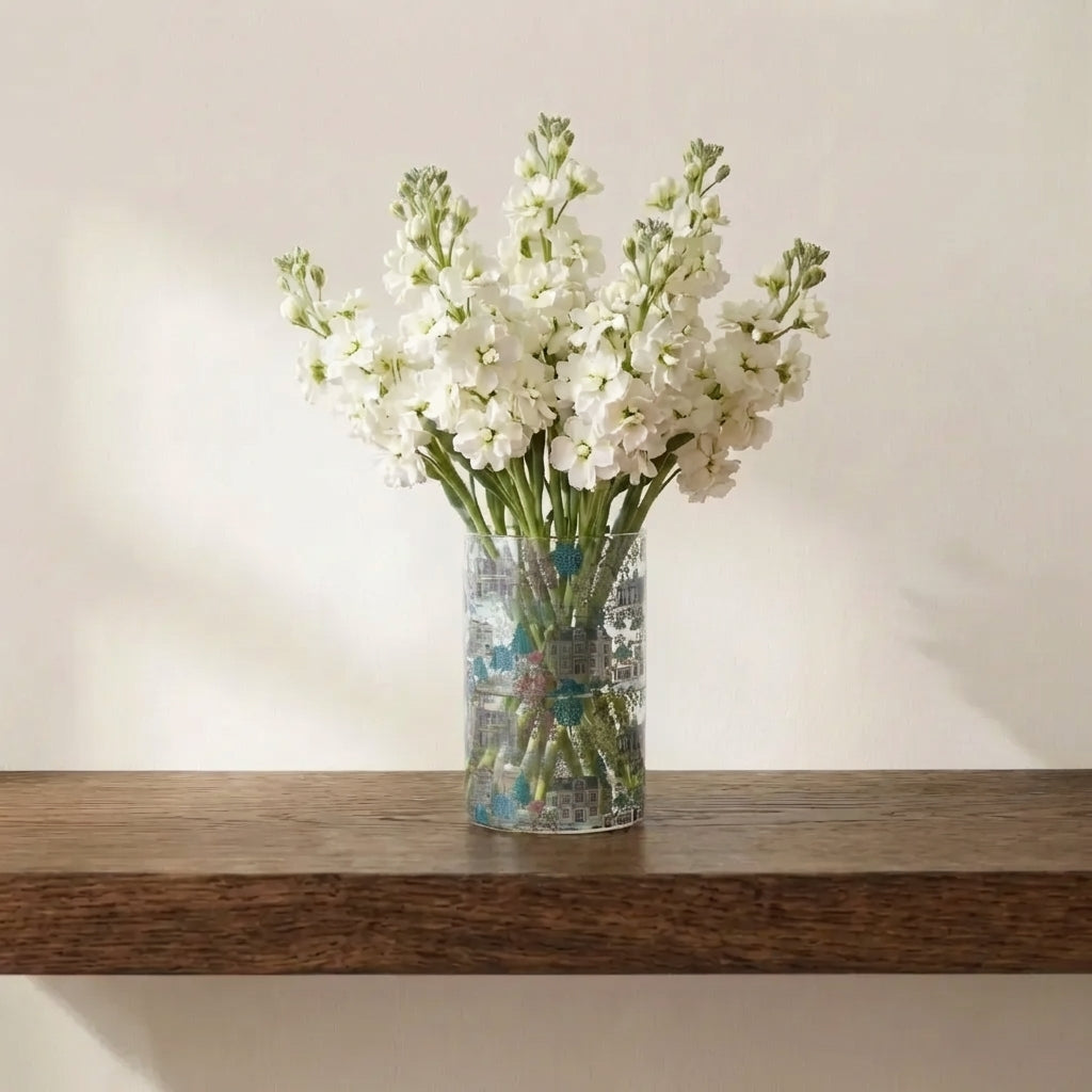 Country Garden Glass Vase — The Long Afternoon
