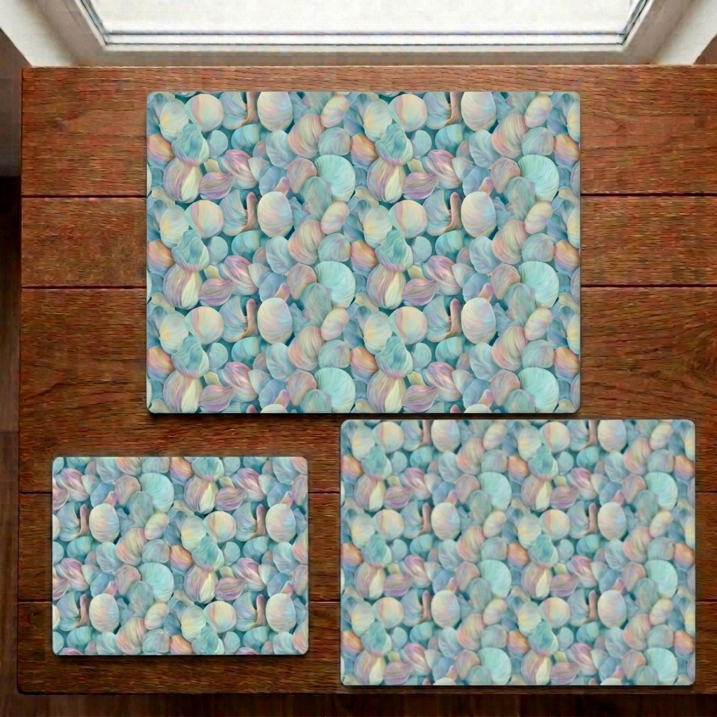 Cockles in Bloom – Shell Print Stonemax Chopping Board