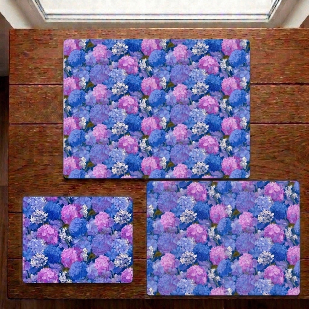Held in Bloom – Hydrangea Print – Stonemax Chopping Board