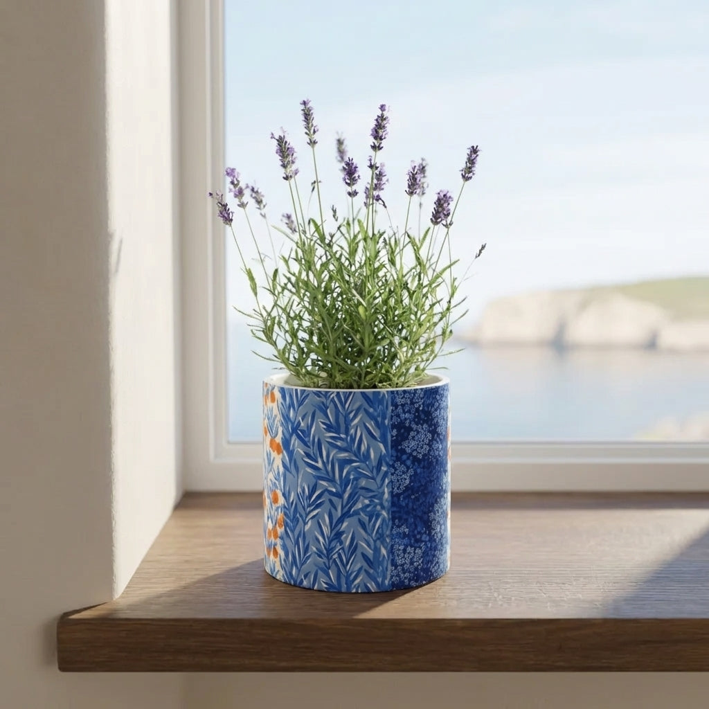 Blueleaf Reverie Botanical Indoor Ceramic Plant Pot