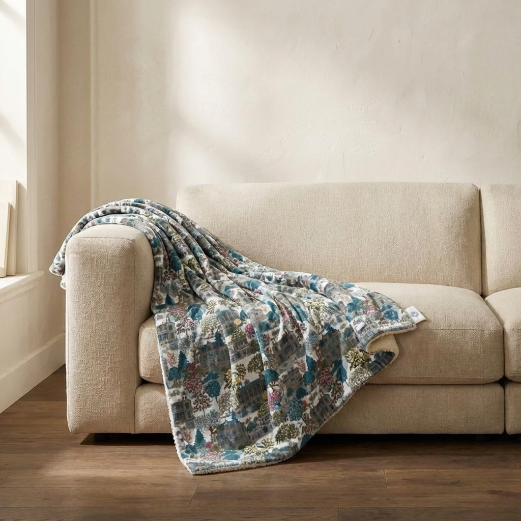 Fleece-Lined Throw — The Long Afternoon