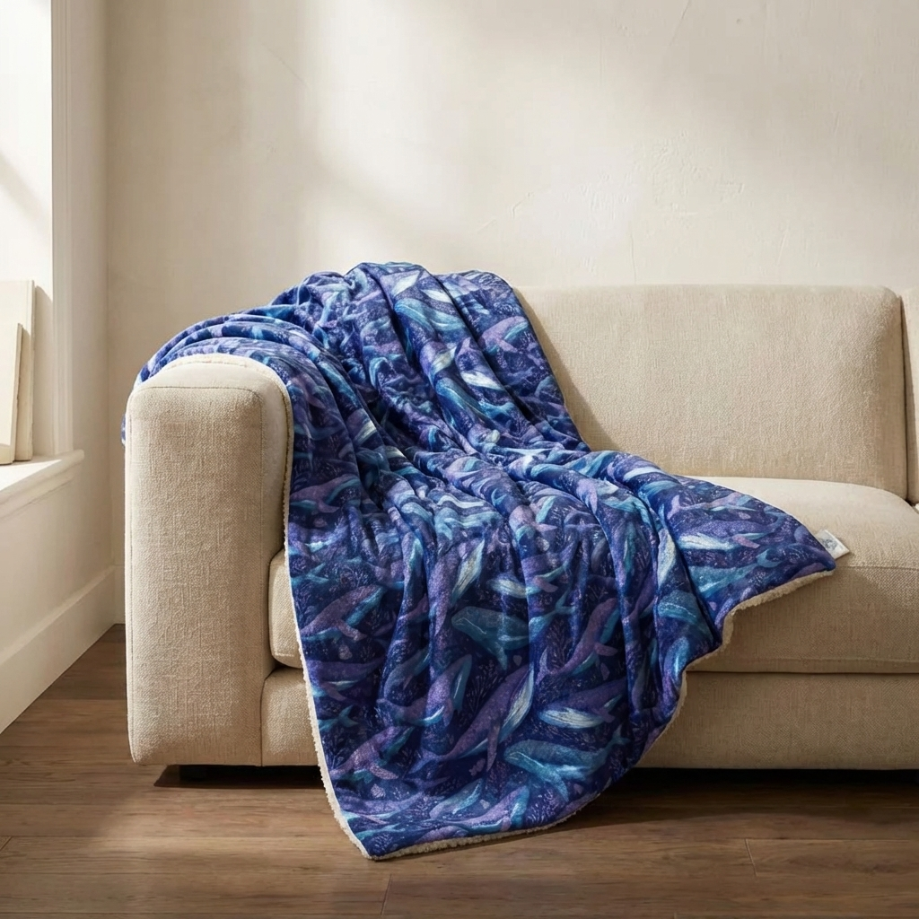 Fleece-Lined Throw — Songs Beneath The Surface