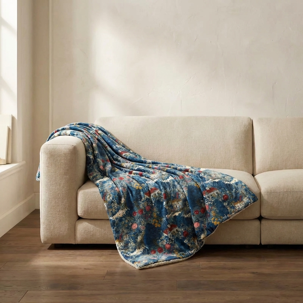 Fleece-Lined Throw — A Corner Of Summer