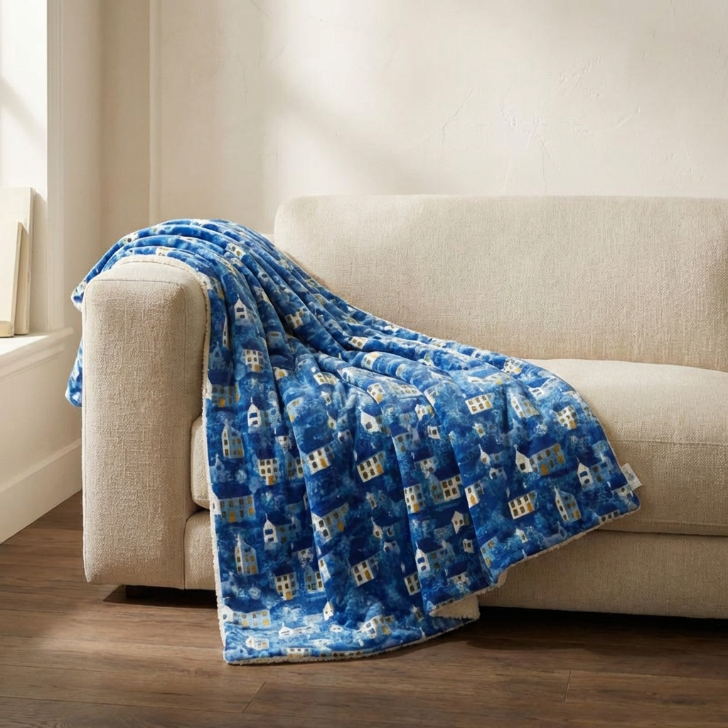 Fleece-Lined Throw — Home Above The Water
