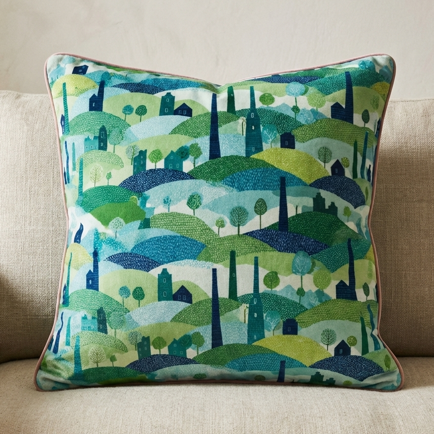 Cornish Heritage Cushion — Hills That Remember