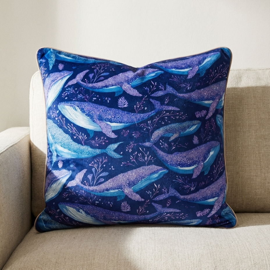 Sea Life Cushion — Songs Beneath The Surface