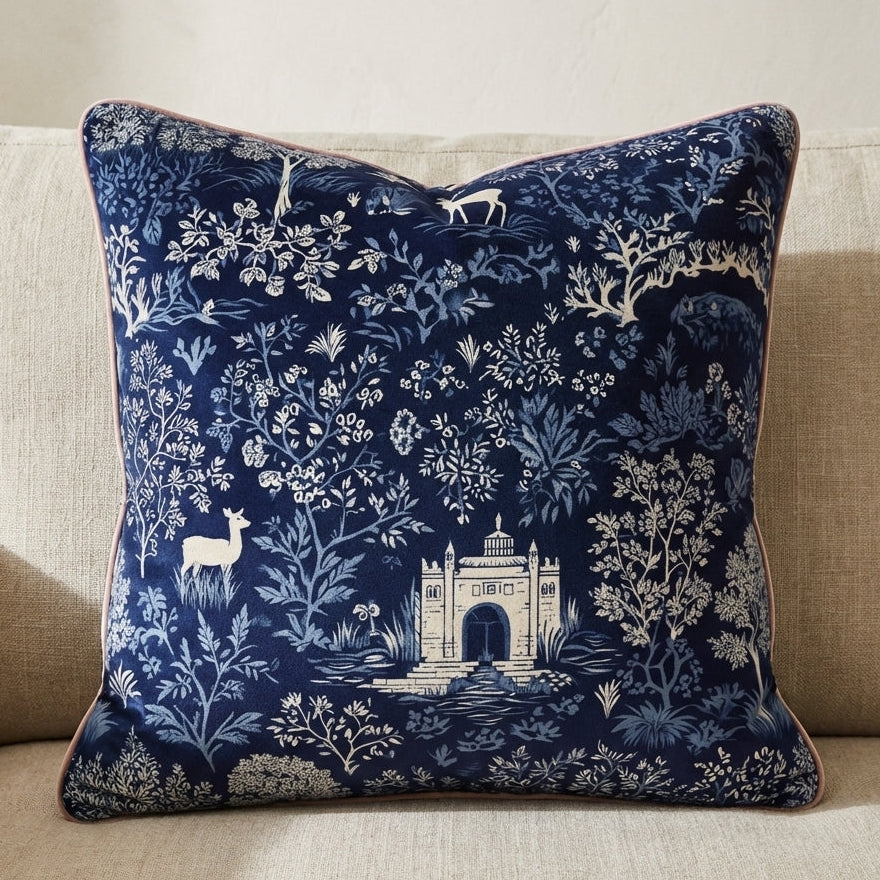 Country Estate Cushion — At The Edge Of The Estate