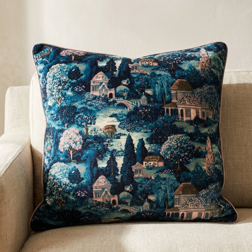 Country Garden Cushion — The Lower Garden
