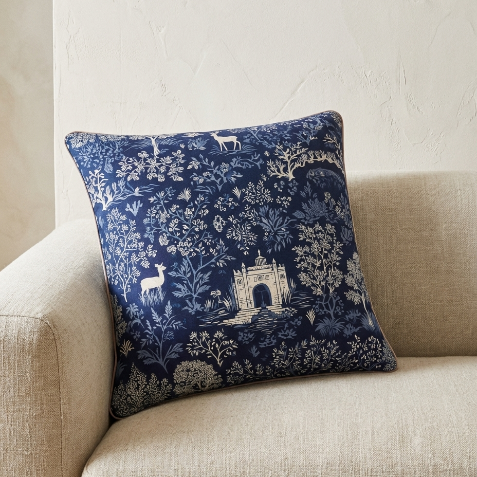 Country Estate Cushion — At The Edge Of The Estate