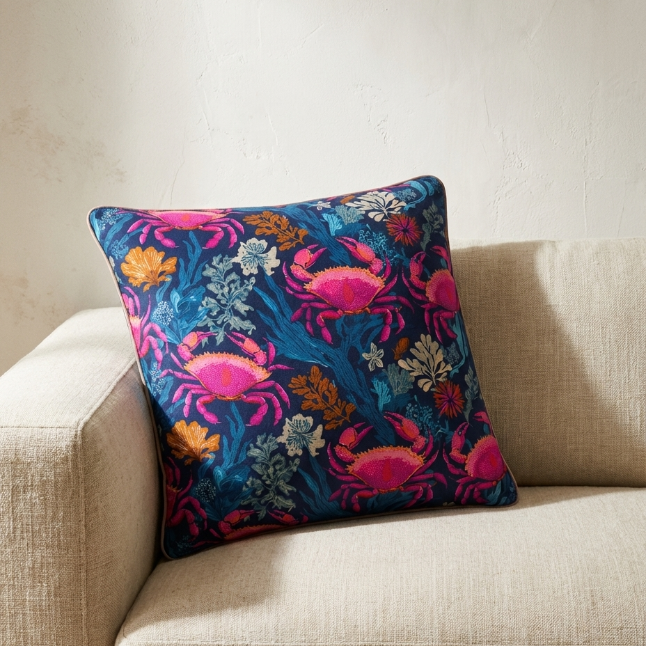 Sea Life Cushion — Among The Rockpools