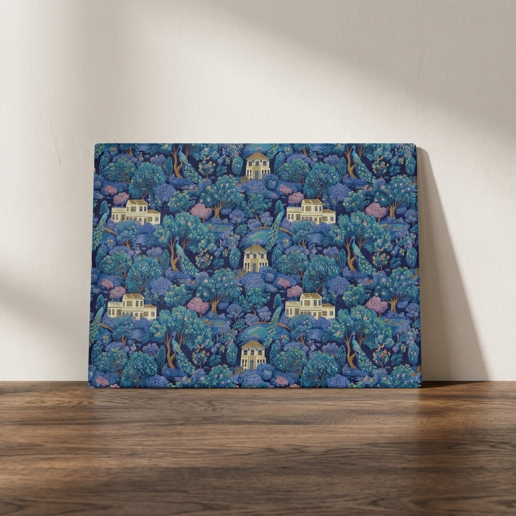 The Night Garden – Peacock Garden Glass Worktop Saver