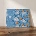 Apricot Bloom – Floral Glass Worktop Saver