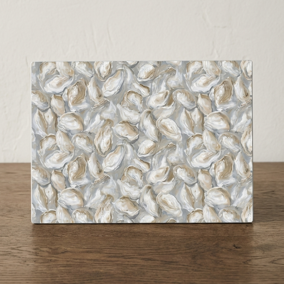 Season for the Oyster – Rectangular Stonemax Serving Board