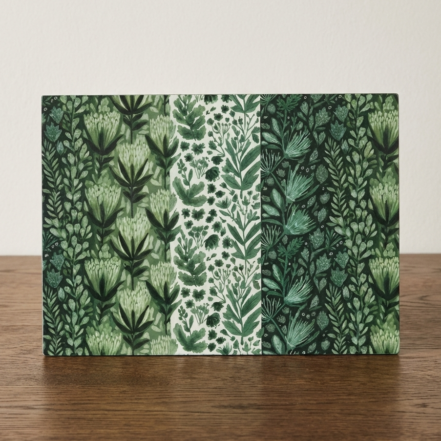 Garden in Green – Rectangular Stonemax Serving Board