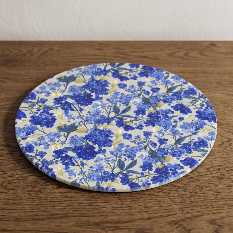Do Not Forget Me – Round Stonemax Serving Board