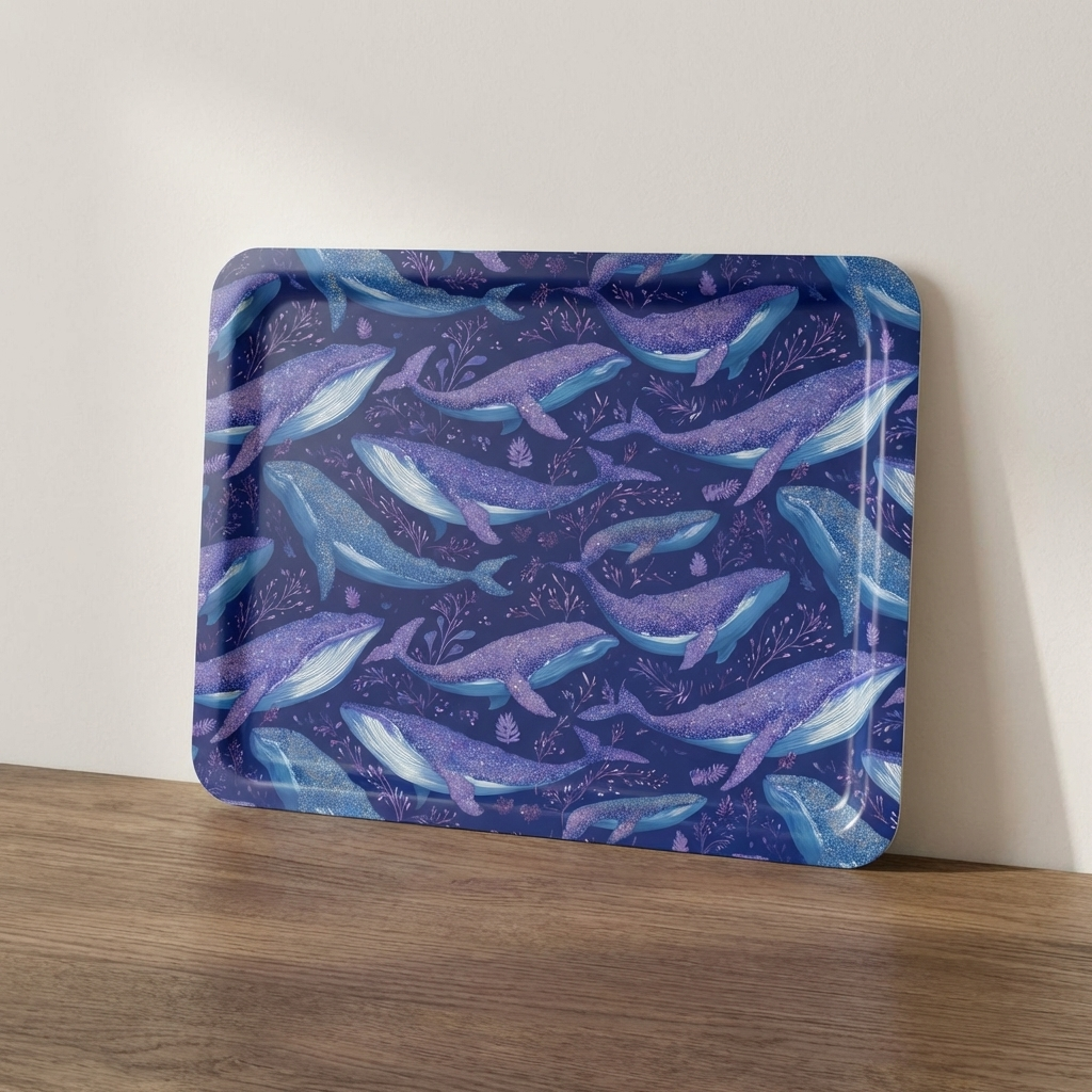 Songs Beneath the Surface – Whale Tea Tray