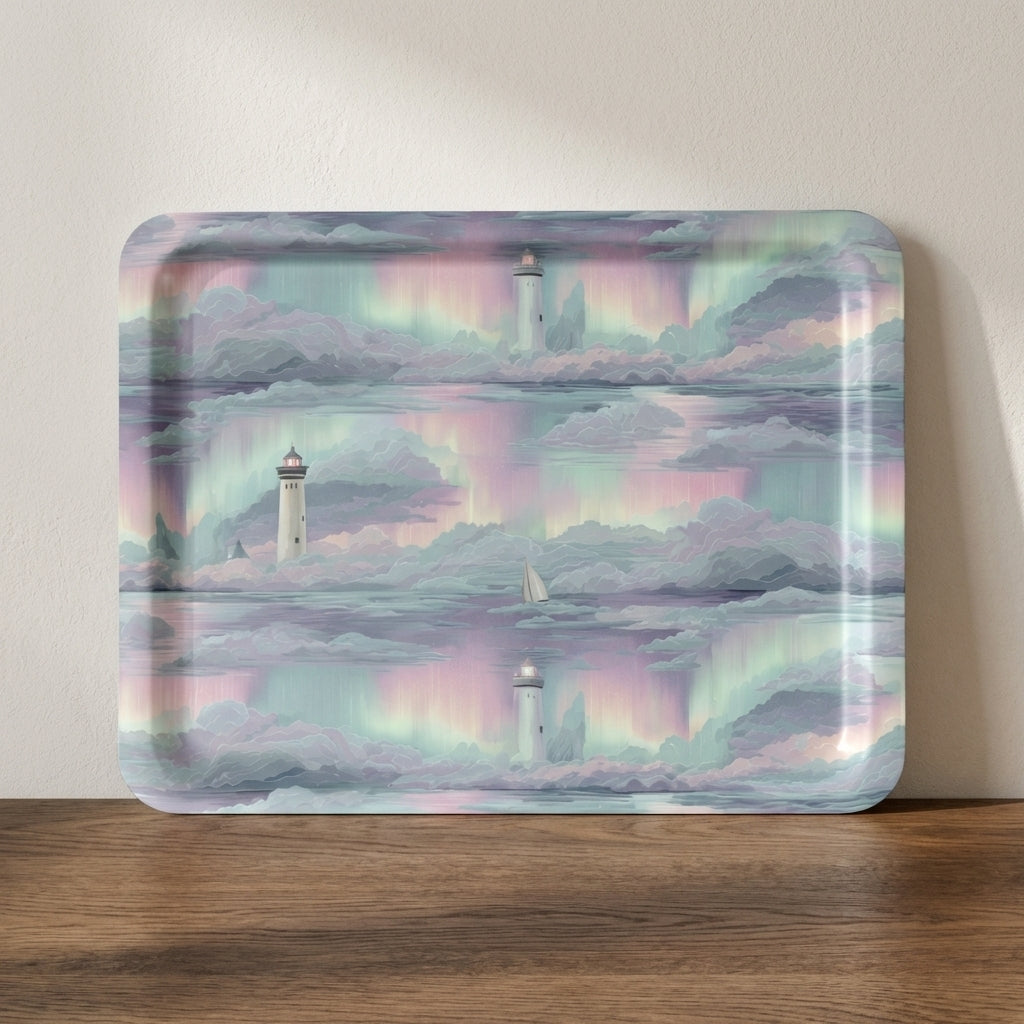 The Wandering Lights – Aurora Coastal Tea Tray