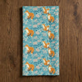 Learning the Wild – Fox Print Cotton-Linen Tea Towel