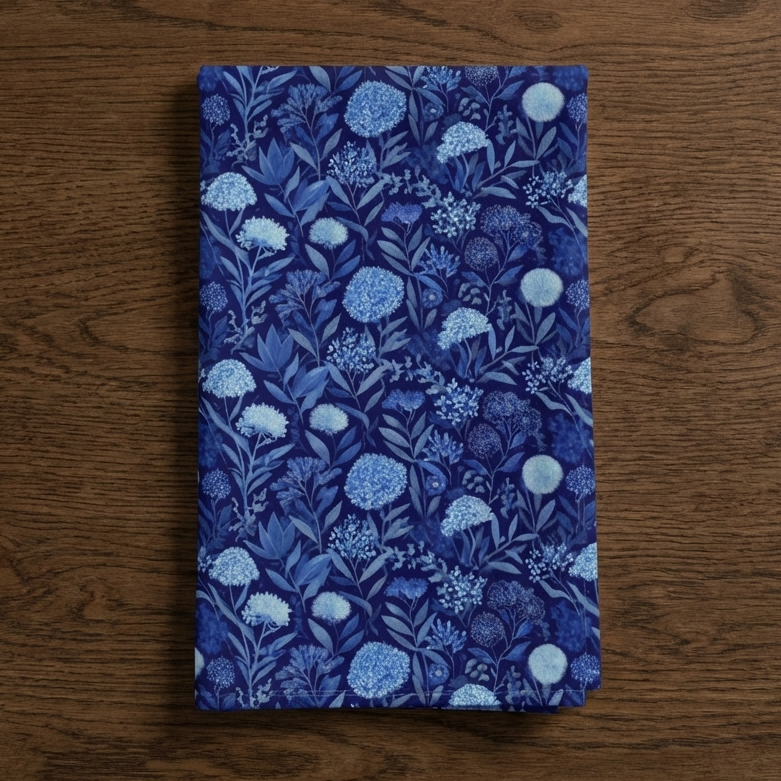 Ink & Petal – Botanical Cotton-Linen Tea Towel